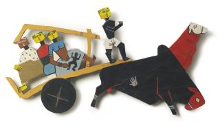 Maqbool Fida Husain - Bullock Cart