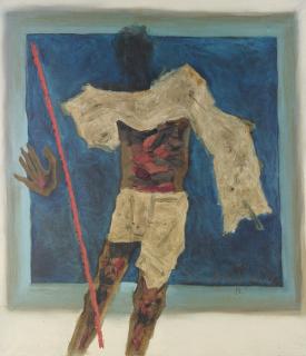 Maqbool Fida Husain - Gandhi - Man of Peace