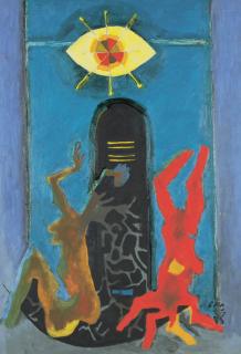 Maqbool Fida Husain - MAQBOOL FIDA HUSAIN (b. India 1915)