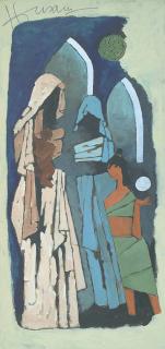 Maqbool Fida Husain - Mother Teresa