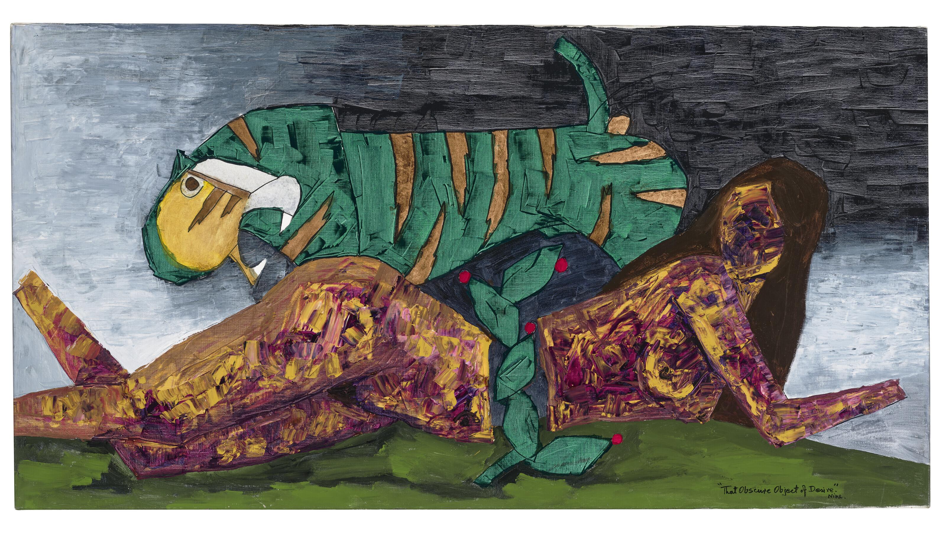 Maqbool Fida Husain - That Obscure Object of Desire Nine