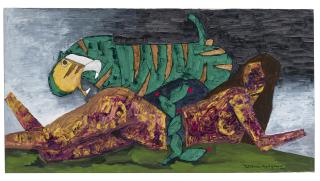 Maqbool Fida Husain - That Obscure Object of Desire Nine