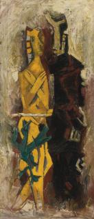 Maqbool Fida Husain - Untitled (Abhisarika)