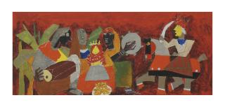 Maqbool Fida Husain - Untitled (Doll\'s Wedding)