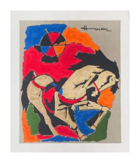 Maqbool Fida Husain - Untitled (Horse)