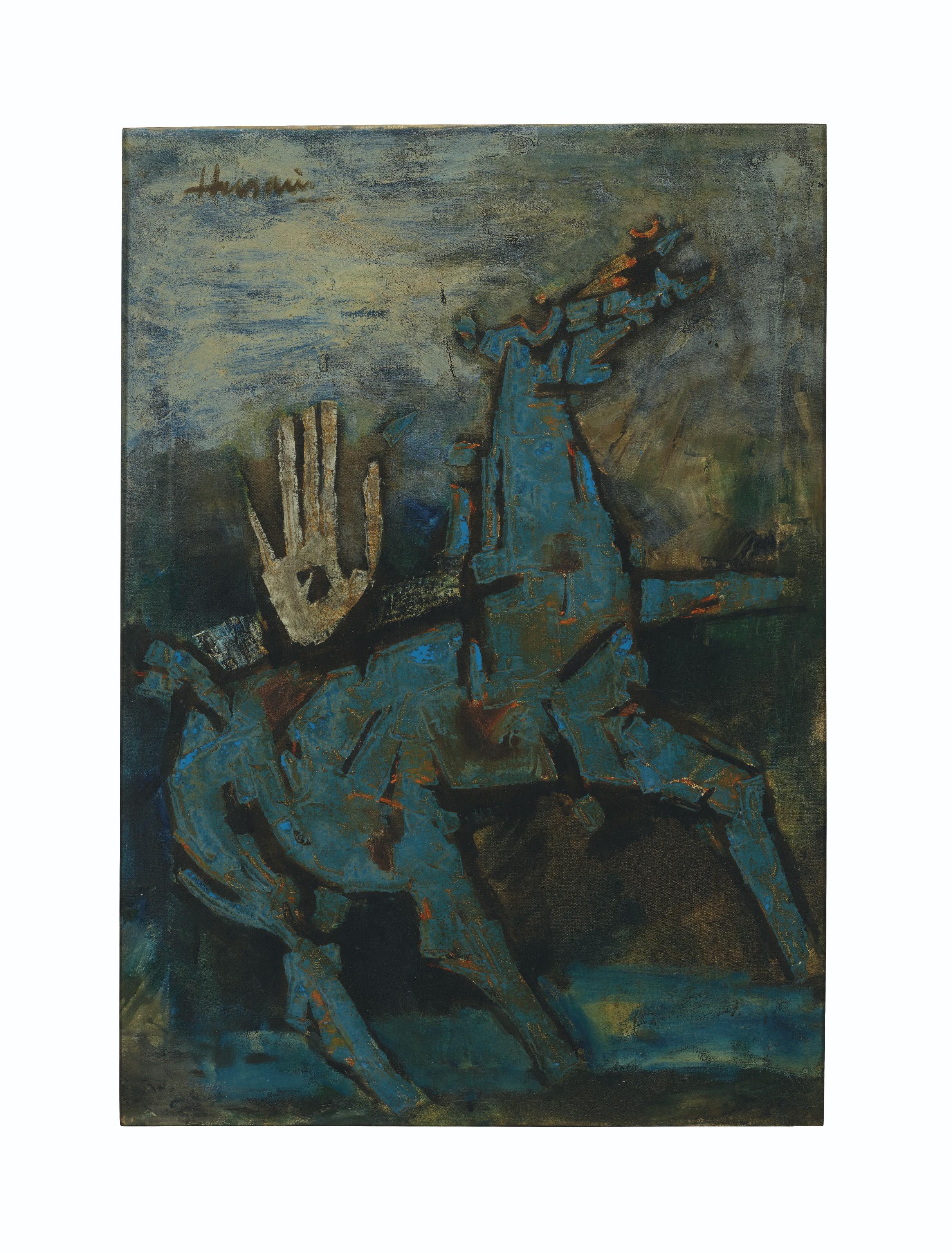 Maqbool Fida Husain - Untitled (Horse)