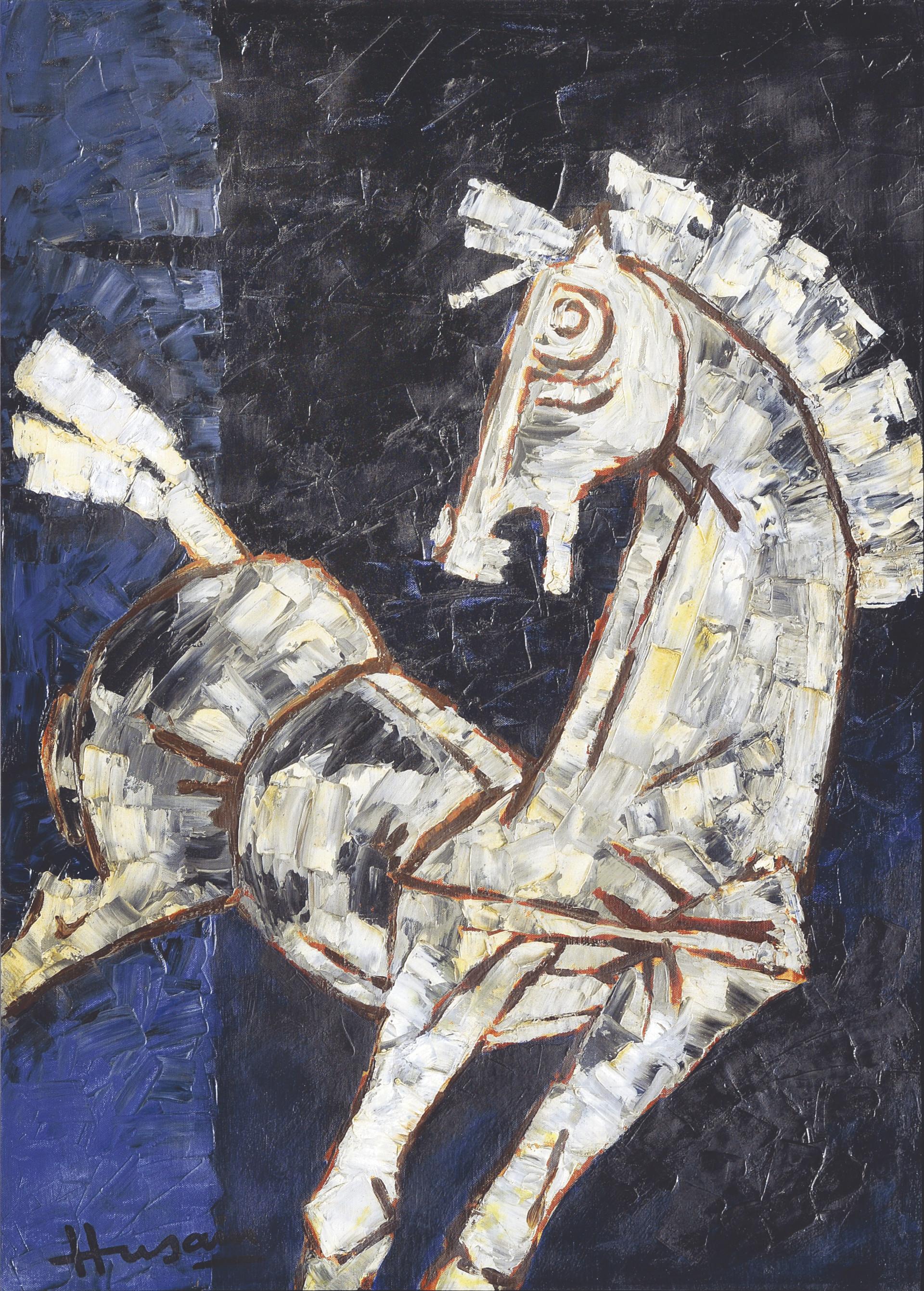 Maqbool Fida Husain - Untitled (Horse)