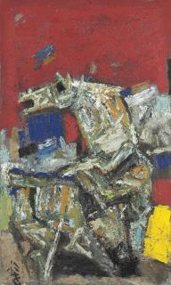 Maqbool Fida Husain - Untitled (Horse)