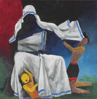 Maqbool Fida Husain - Untitled (Mother Teresa)