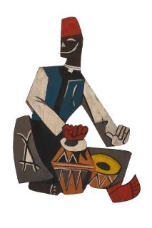 Maqbool Fida Husain - Untitled (Tabalchi)