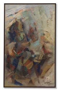 Maqbool Fida Husain - Untitled (Woman & Donkey)