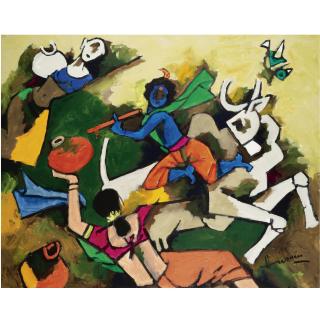 Maqbool Fida Husain - Untitled