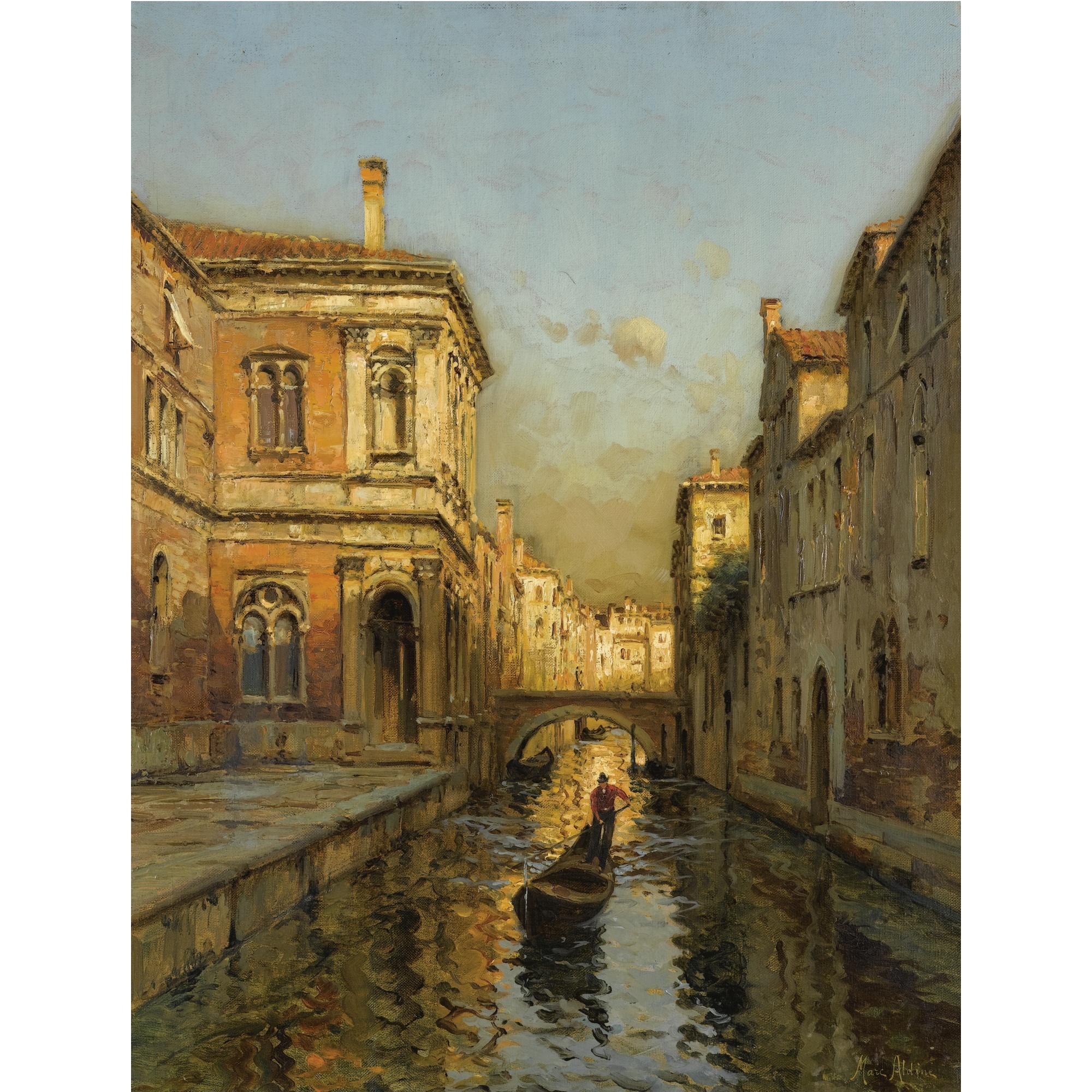 Marc Aldine - French canal De Venise