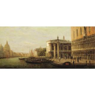 Marc Aldine - The Doge\'S Palace From The Grand Canal