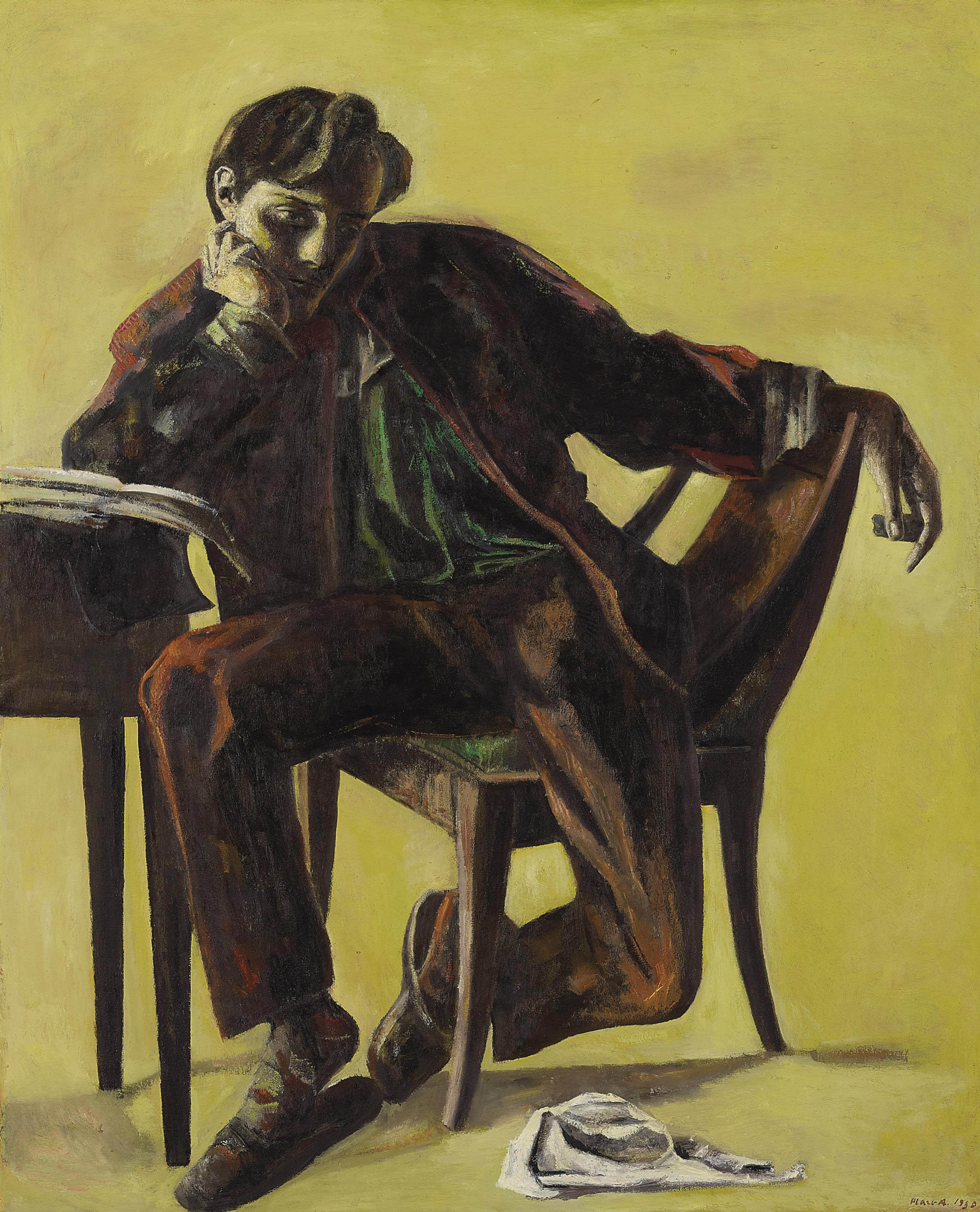 Marc-Antoine Fehr - Selbstportrait, 1990