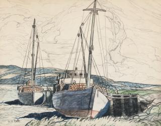 Marc-Aurèle Fortin - Lumber Boats
