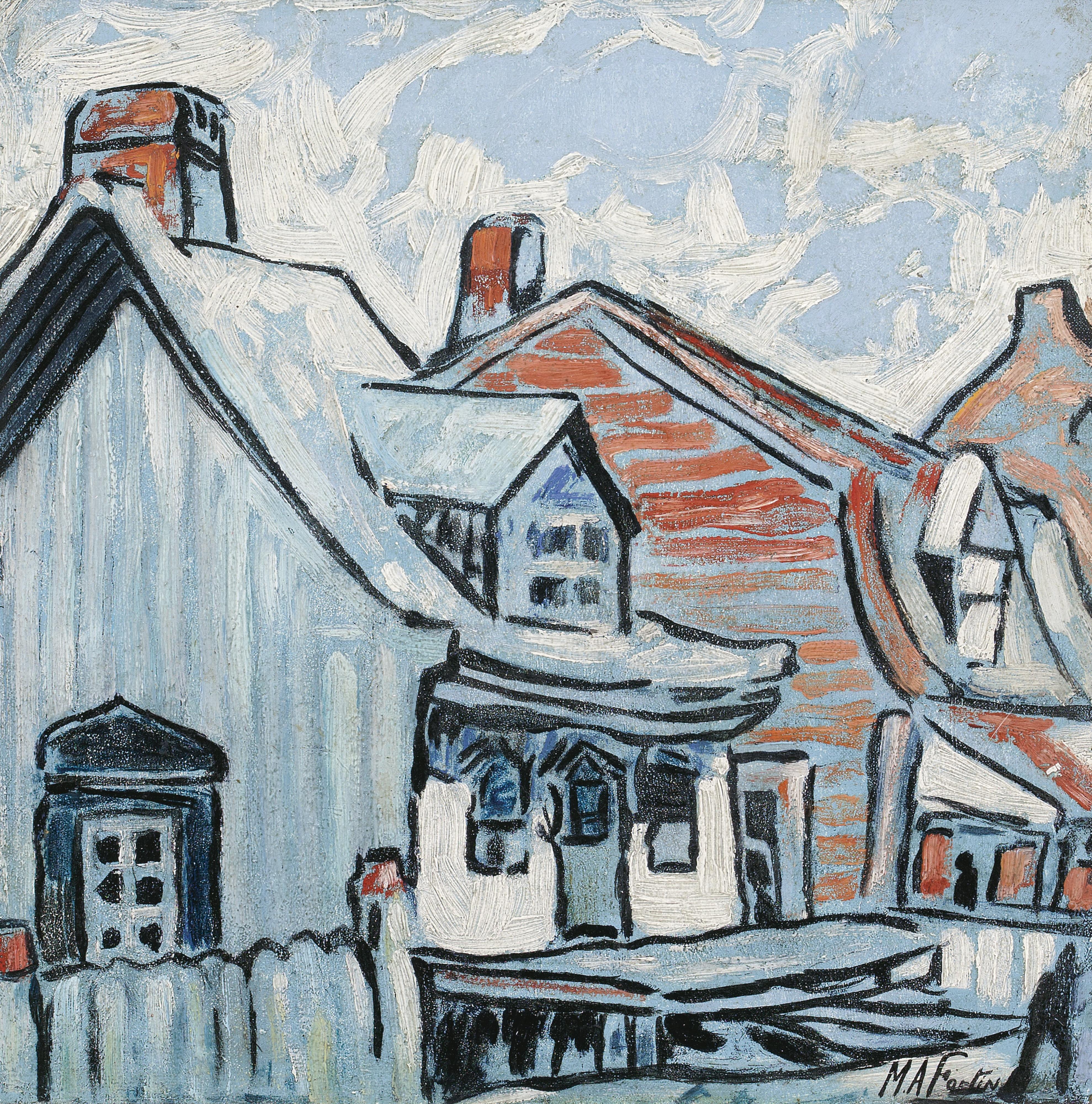 Marc-Aurèle Fortin - Two Houses