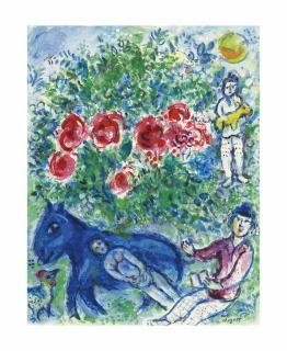 Marc Chagall - Ane bleu