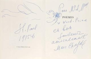 Marc Chagall - Anges pour M et Mme W Wood Prince