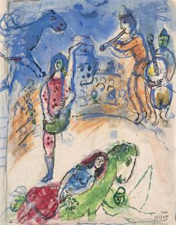 Marc Chagall - Au cirque