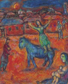 Marc Chagall - Au village rouge