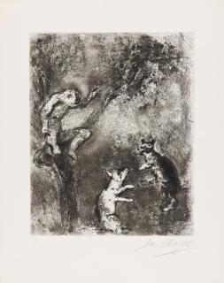 Marc Chagall - Aus: Les fables de La Fontaine
