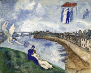 Marc Chagall - Bord de fleuve