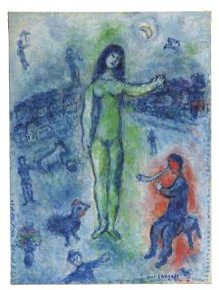Marc Chagall - Célébration du nu vert