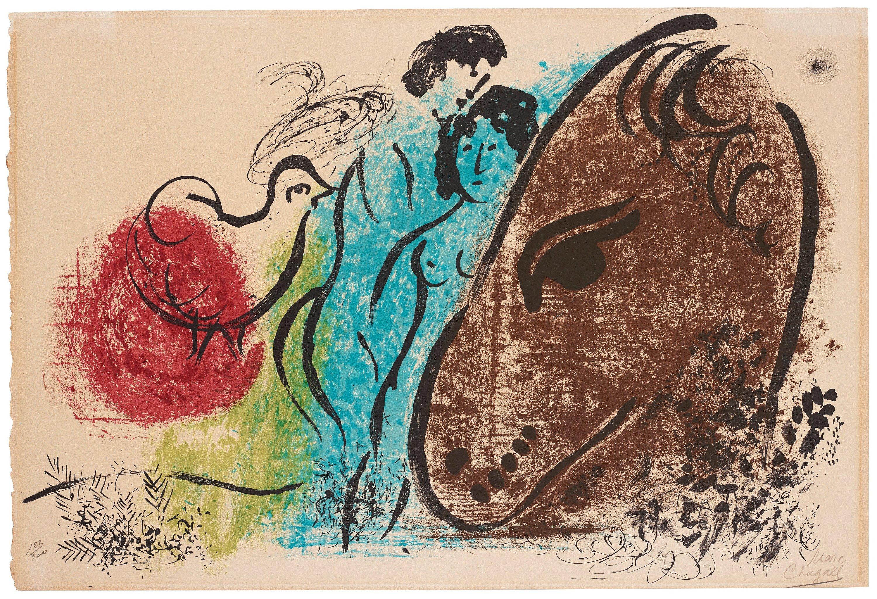 Marc Chagall - ”Cheval brun”