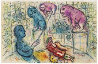 Marc Chagall - Cirque: one plate