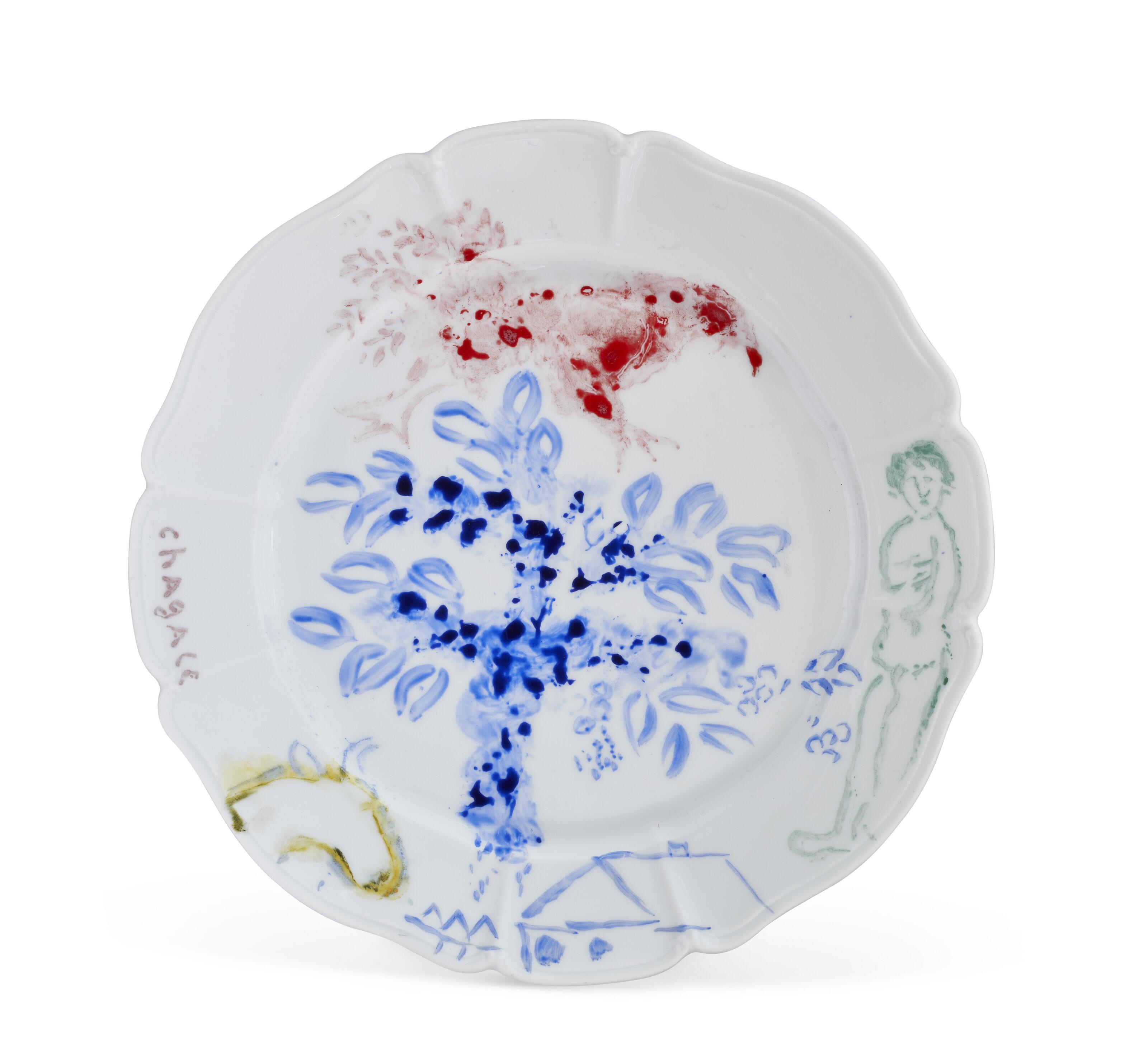 Marc Chagall - Coq rouge sur l\'arbre bleu