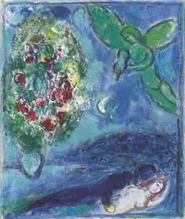 Marc Chagall - Couple au bord de mer