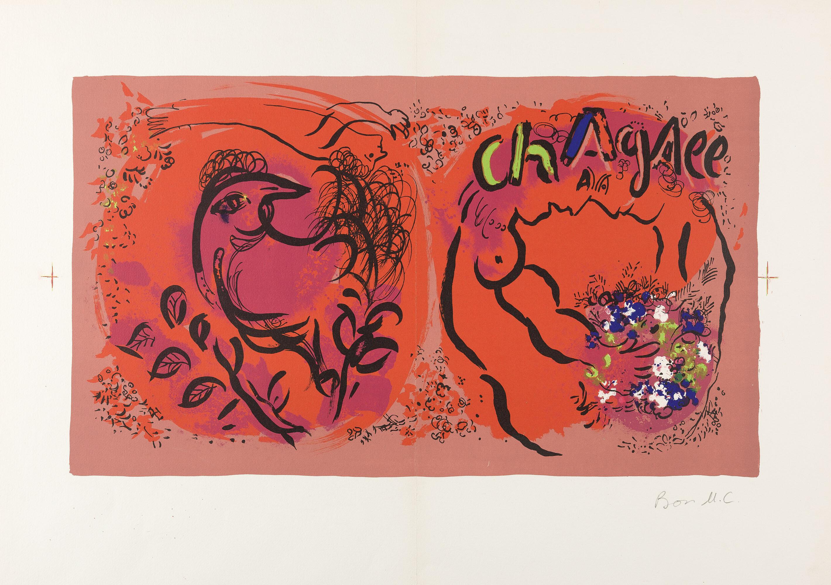 Marc Chagall - Couverture pour Chagall Lithograph I.