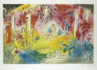Marc Chagall - Daphnis And Chloe: Temple And History Of Bacchus (M. 346)