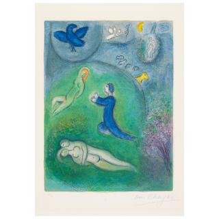 Marc Chagall - Daphnis et Lycénion, from Daphnis and Chloé