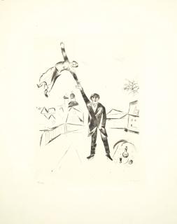 Marc Chagall - Der Spaziergang I, from Mein Leben