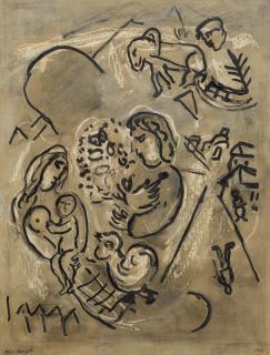 Marc Chagall - Étude Pour \