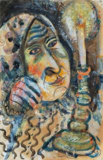 Marc Chagall - Femme À La Bougie Ou Ma Grand-Mère