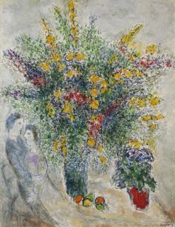 Marc Chagall - Fleurs Dans La Lumière