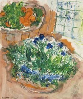 Marc Chagall - Fleurs Et Gordes