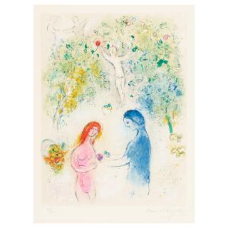Marc Chagall - Frontispiece, from Daphnis and Chloé