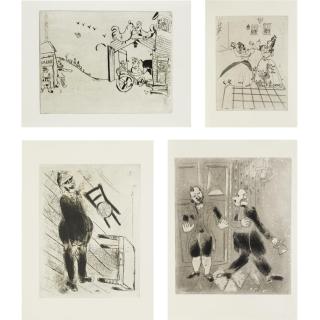 Marc Chagall - Gogol. Les Ames Mortes (C.B. 17)