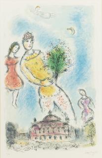 Marc Chagall - In The Sky Of The Opera (M. 973)