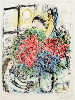Marc Chagall - La Chevaucheé