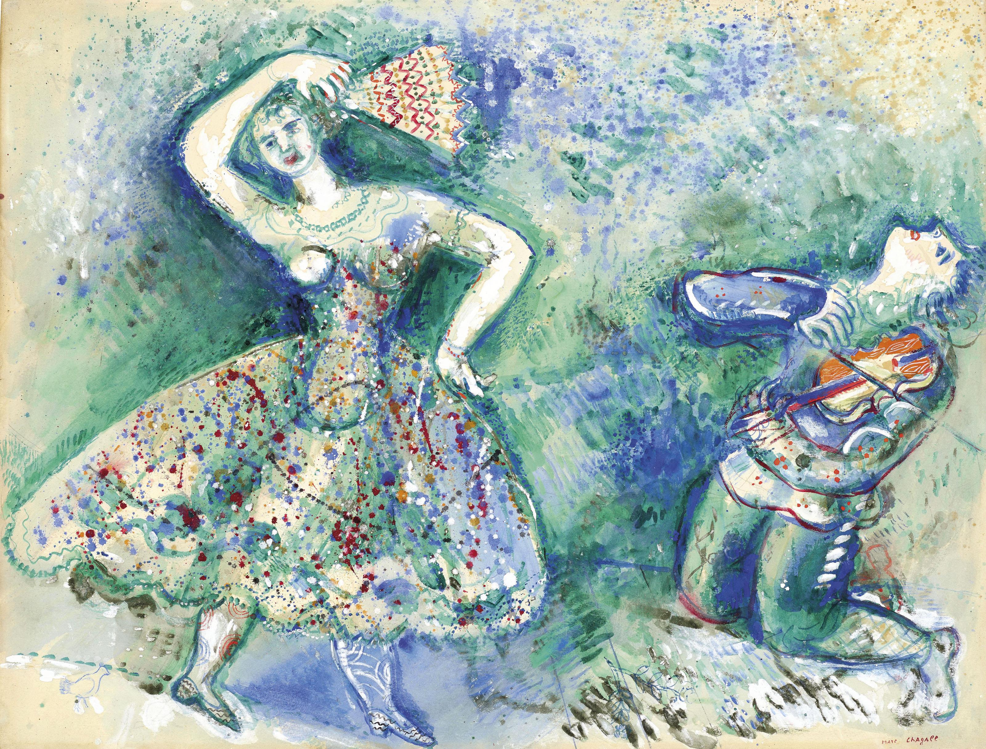 Marc Chagall - La Danse