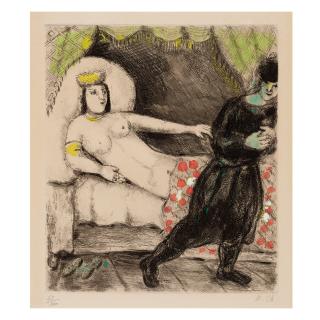 Marc Chagall - La Femme de Potiphar, from La Bible