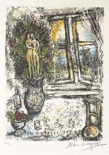 Marc Chagall - La Fenêtre entrouverte (M. 738)