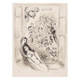 Marc Chagall - La Fenêtre ouverte