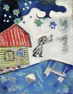 Marc Chagall - La Fuite