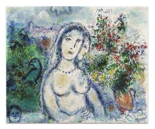 Marc Chagall - La Mariée Au Collier